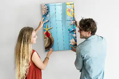 Pizarra magnética decorativa con rotulador incluido