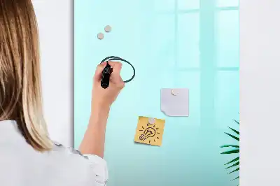 Pizarra magnética decorativa con rotulador diseño de hojas exóticas