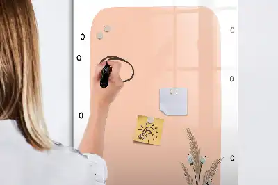 Pizarra magnética de cristal borrable diseñada para lista de tareas pendientes