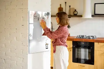 Pizarra magnética decorativa con rotulador modelo Mis planes