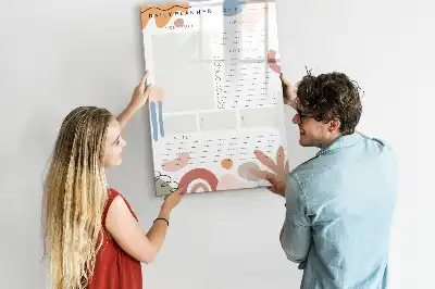 Planificador diario magnético decorativo con rotulador