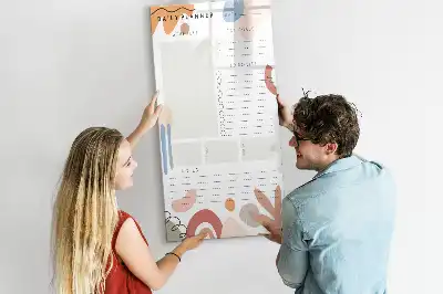 Planificador diario magnético decorativo con rotulador