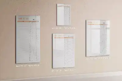 Pizarra magnética decorativa diseño para lista de limpieza con rotulador
