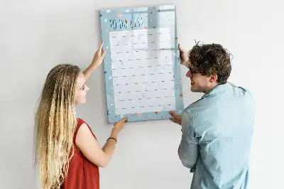 Pizarra magnética de cristal borrable diseñada para lista de tareas pendientes