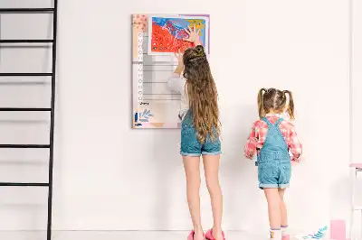 Pizarra magnética decorativa con rotulador diseño de lista de tareas por hacer