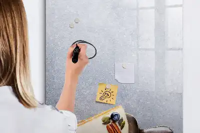 Pizarra magnética de cristal borrable diseño de porción de pastel