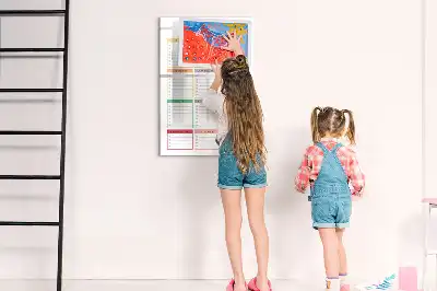 Pizarra magnética decorativa lista de la compra con rotulador incluido