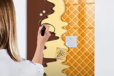 Pizarra magnética decorativa con rotulador incluido
