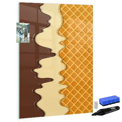 Pizarra magnética decorativa con rotulador incluido