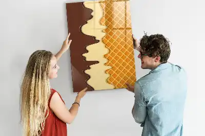 Pizarra magnética decorativa con rotulador incluido