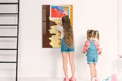 Pizarra magnética decorativa con rotulador incluido