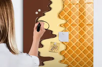 Pizarra magnética decorativa con rotulador incluido