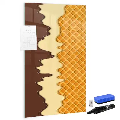 Pizarra magnética decorativa con rotulador incluido