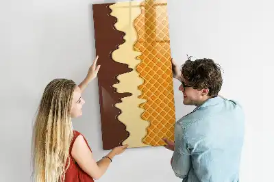 Pizarra magnética decorativa con rotulador incluido