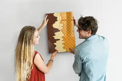 Pizarra magnética decorativa con rotulador incluido