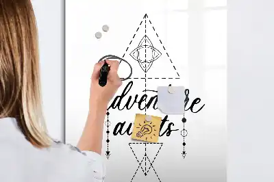 Pizarra magnética decorativa con rotulador diseño Aventura