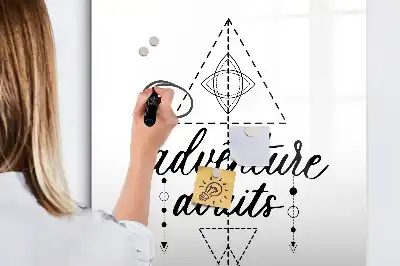Pizarra magnética decorativa con rotulador diseño Aventura
