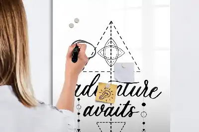 Pizarra magnética decorativa con rotulador diseño Aventura
