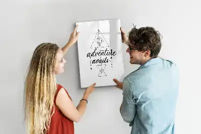 Pizarra magnética decorativa con rotulador diseño Aventura