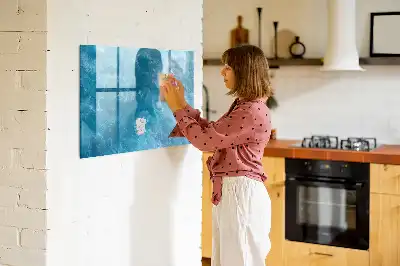 Pizarra de cristal magnética borrable de agua de mar