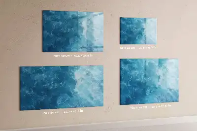 Pizarra de cristal magnética borrable de agua de mar
