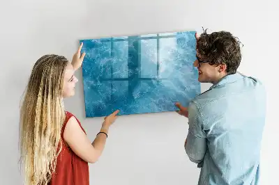 Pizarra de cristal magnética borrable de agua de mar