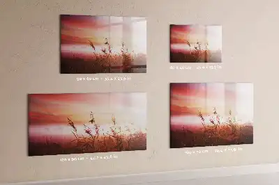 Pizarra magnética de pared diseño mañana nublada con rotulador incluido