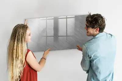 Pizarra magnética de pared con rotulador incluido