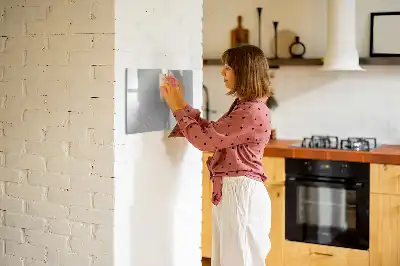 Pizarra magnética de pared con rotulador incluido
