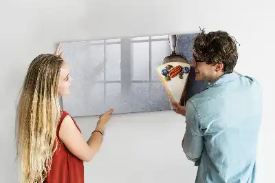Pizarra de cristal magnética borrable diseño porción de pastel
