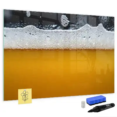 Pizarra magnética de pared con rotulador incluido