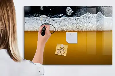 Pizarra magnética de pared con rotulador incluido