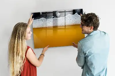 Pizarra magnética de pared con rotulador incluido