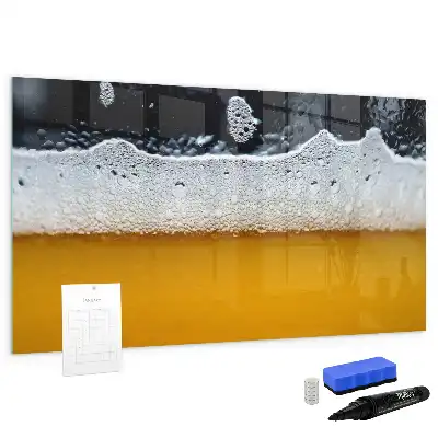 Pizarra magnética de pared con rotulador incluido