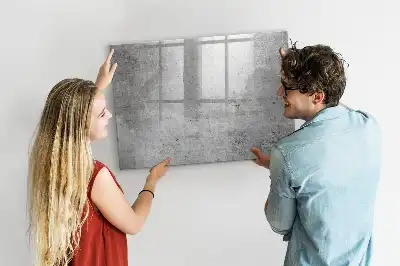 Pizarra borrable de cristal con imanes apta para pared rugosa