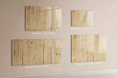 Pizarra magnética de pared de madera con rotulador incluido