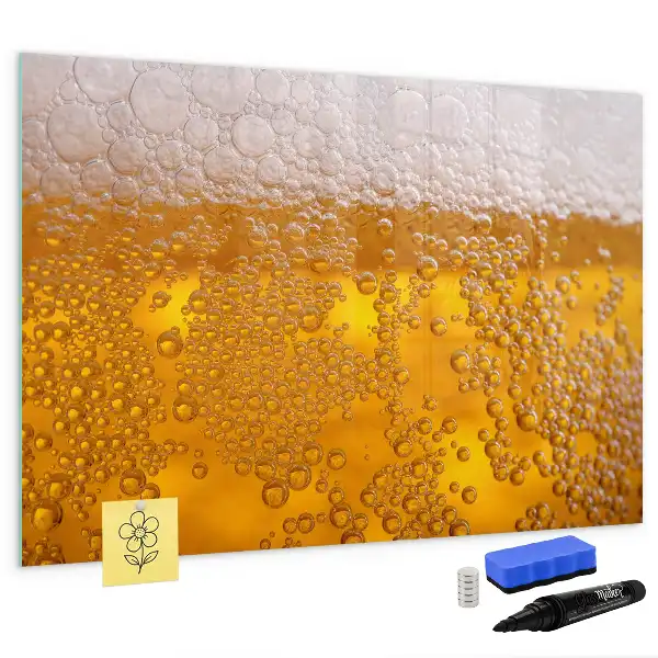 Pizarra magnética de pared con rotulador incluido