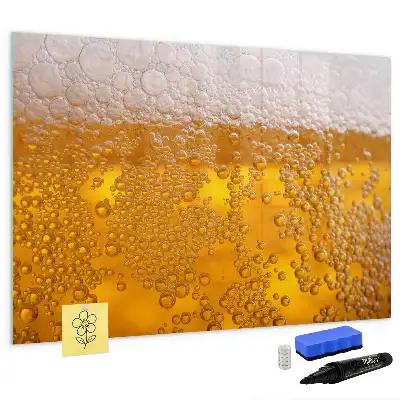 Pizarra magnética de pared con rotulador incluido
