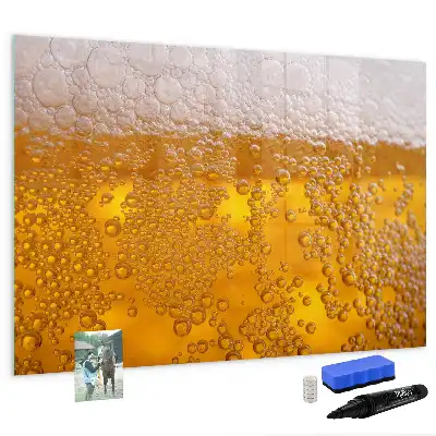 Pizarra magnética de pared con rotulador incluido