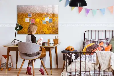 Pizarra magnética de pared con rotulador incluido