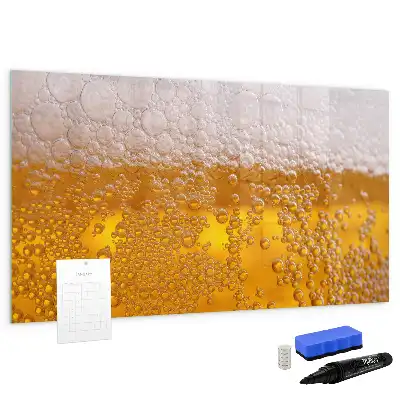 Pizarra magnética de pared con rotulador incluido