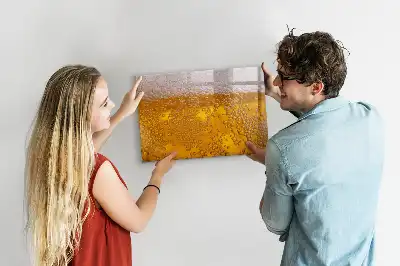 Pizarra magnética de pared con rotulador incluido