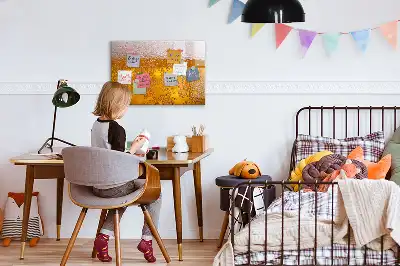 Pizarra magnética de pared con rotulador incluido