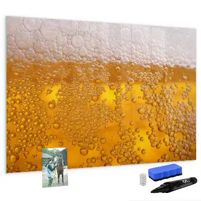 Pizarra magnética de pared con rotulador incluido