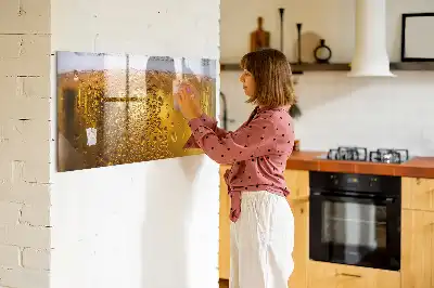 Pizarra magnética de pared con rotulador incluido