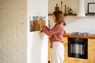 Pizarra magnética de pared con rotulador incluido