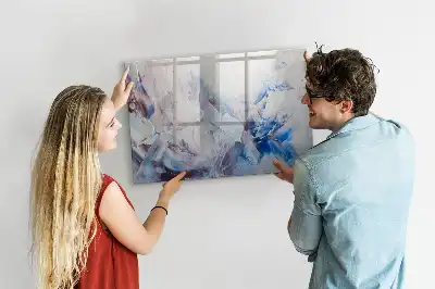 Pizarra de cristal borrable con imanes modelo Pincelada