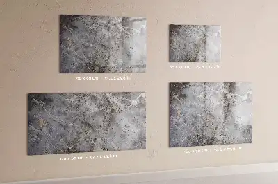 Pizarra magnética de pared con diseño de mármol y rotulador incluido