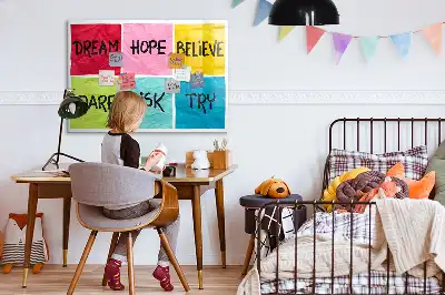 Pizarra magnética de pared con rotulador incluido para notas e inspiración