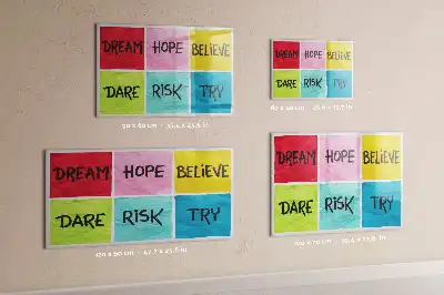Pizarra magnética de pared con rotulador incluido para notas e inspiración